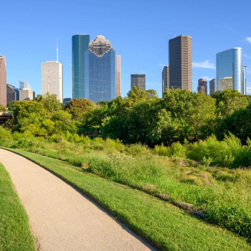 Houston skyline representing the best addiction treatment programs in Houston.