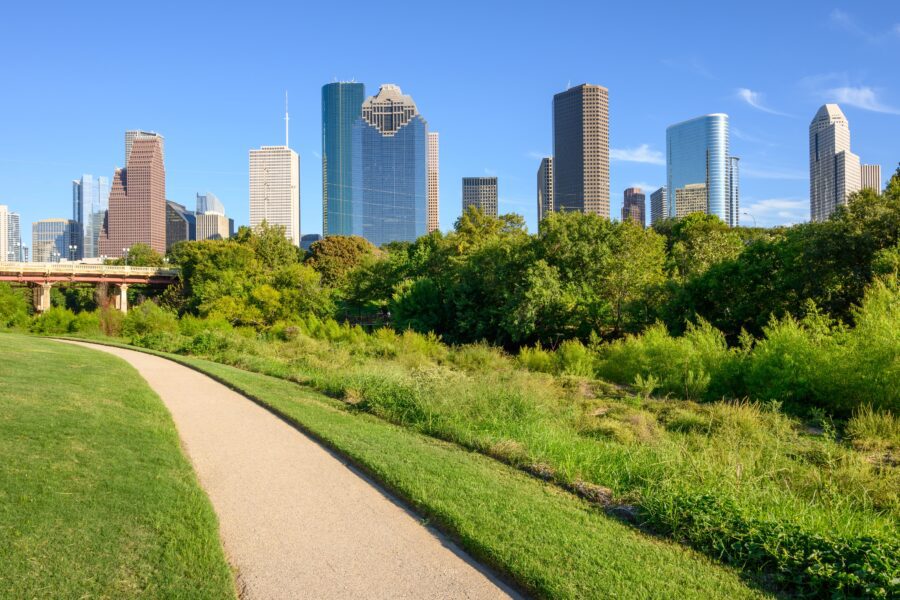 Houston skyline representing the best addiction treatment programs in Houston.